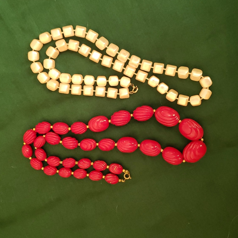 3/$20 Two Bead Necklaces